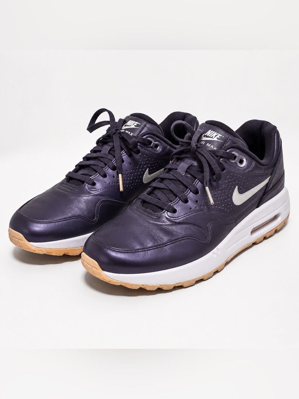 Nike Air Max 1 G Golf Shoes Women’s Size 10 Black White Gum Spikeless AQ0865-003